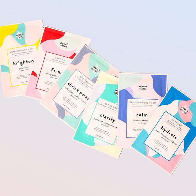 Array of K-beauty sheet masks