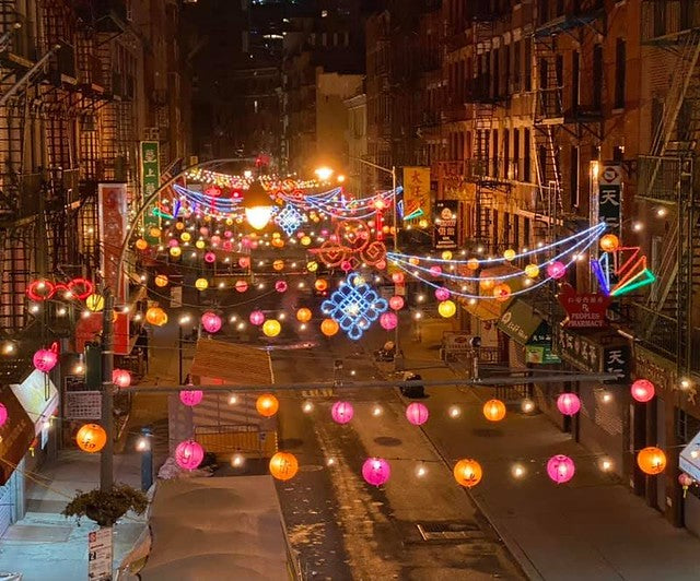 Lanterns on Mott Street