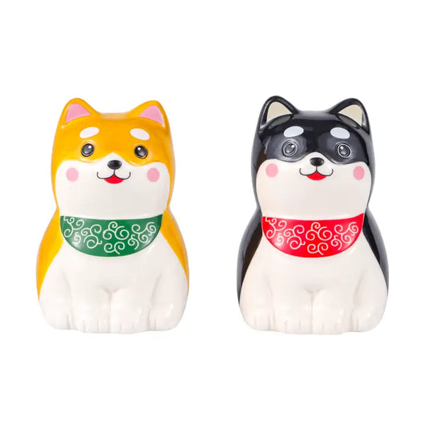 Shiba Inu Salt and Pepper Shaker Set