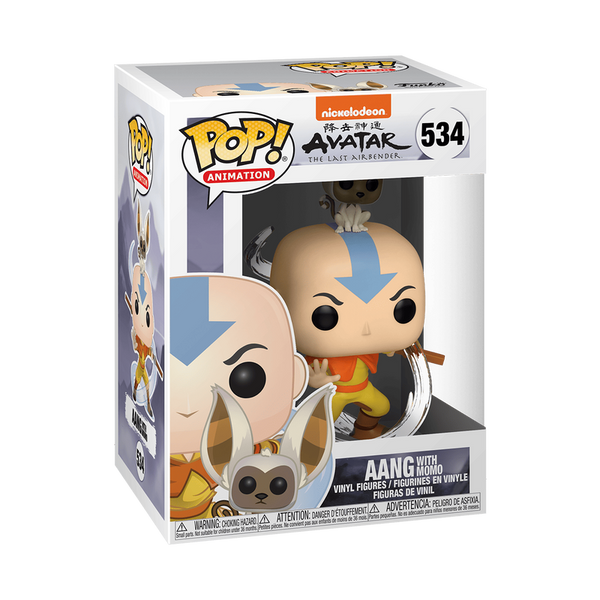 Aang with Momo funko pop