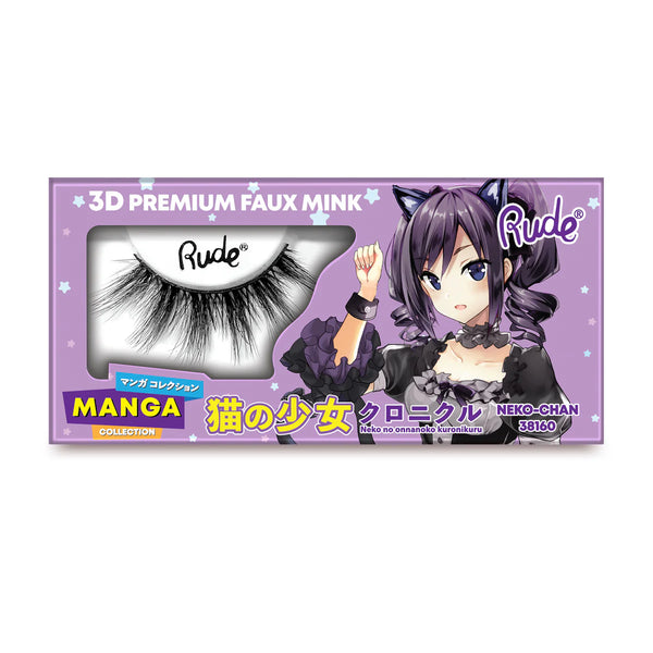 Manga 3D Faux Mink Lashes- Neko-Chan