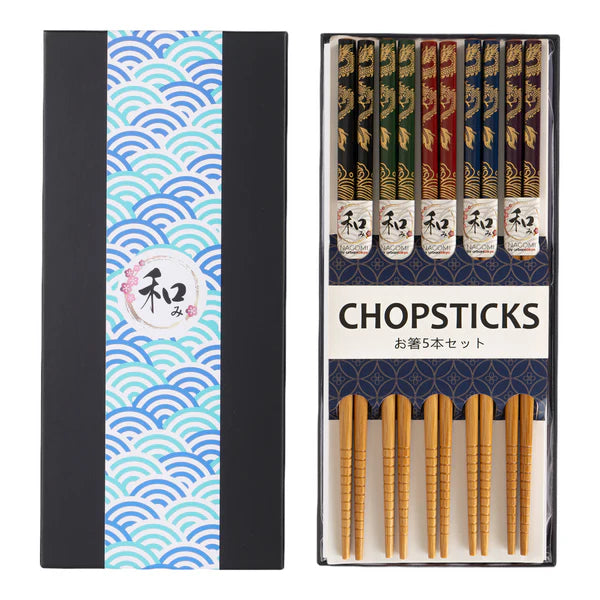 5-Piece Chopstick Set (Various Designs)