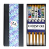 5 Piece Chopsticks Set-Hokusai Art