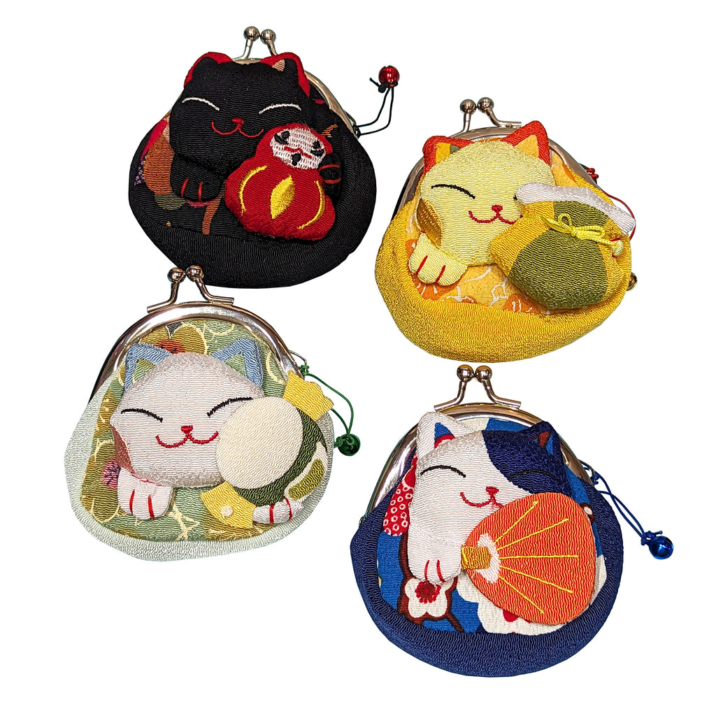 Maneki Neko Lucky Cat Purse