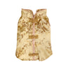 Gold brocade dog vest