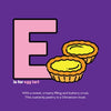 Tasting Chinatown From A to Z - page with E is for Egg Tart and description of egg tart