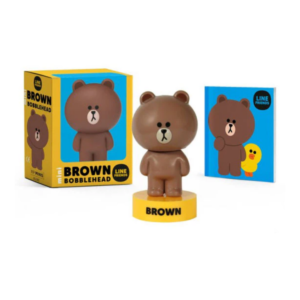 Line Friends BROWN Mini Bobblehead