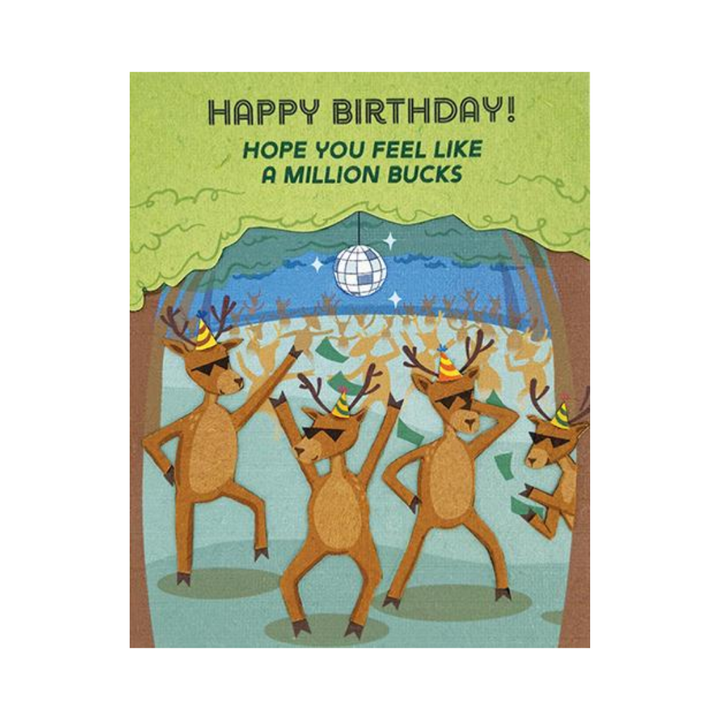 Handcrafted Cards: Million Bucks Birthday