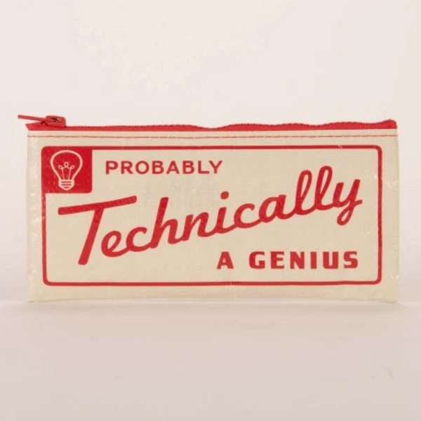 Nylon pencil case: Probably technically a genius