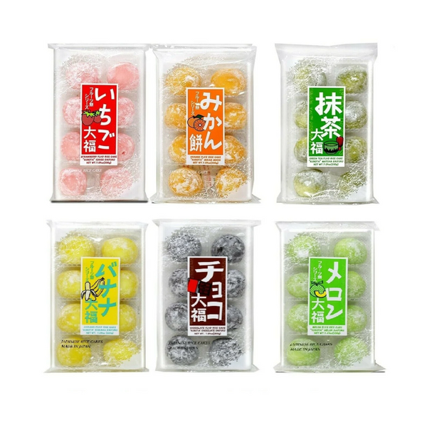 Mochi in various flavors