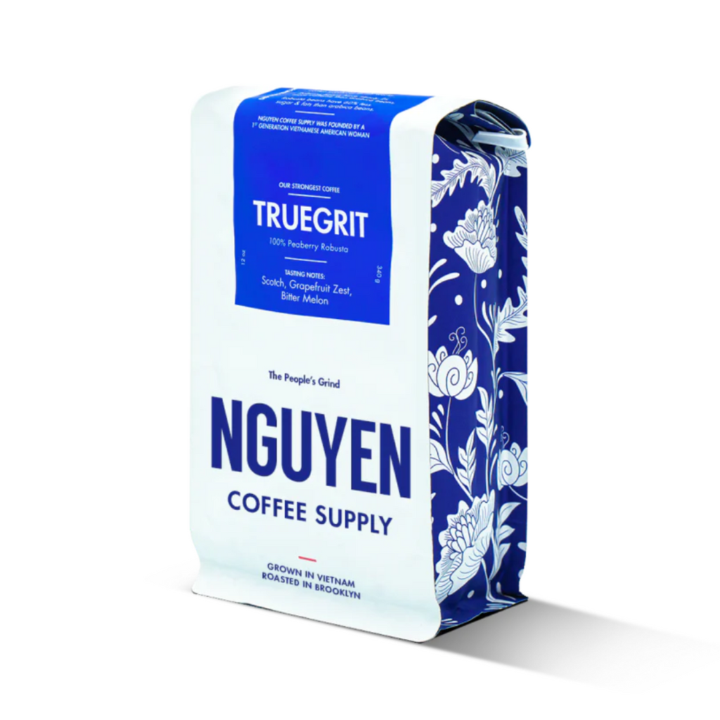 Nguyen Coffee Truegrit Whole Beans (12 Ounces)