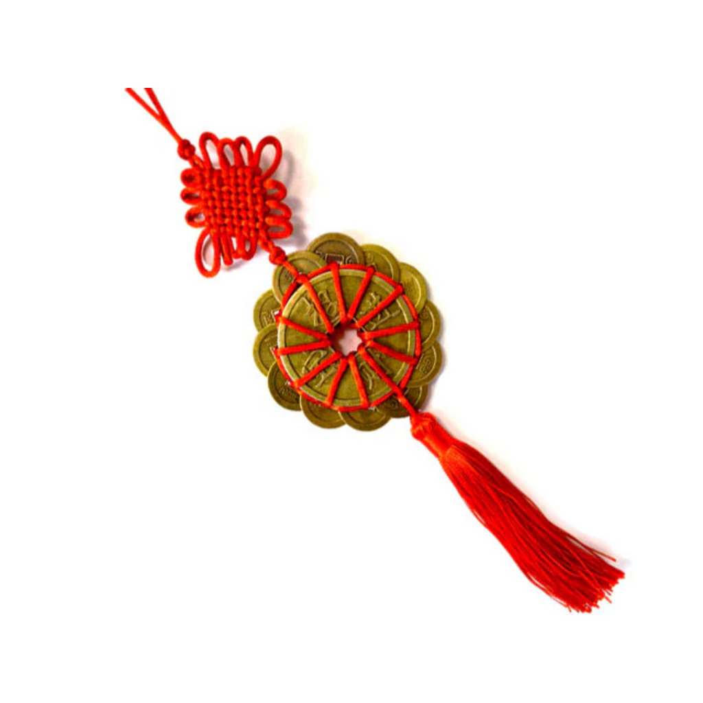 Round Coins Ornament with Tassel