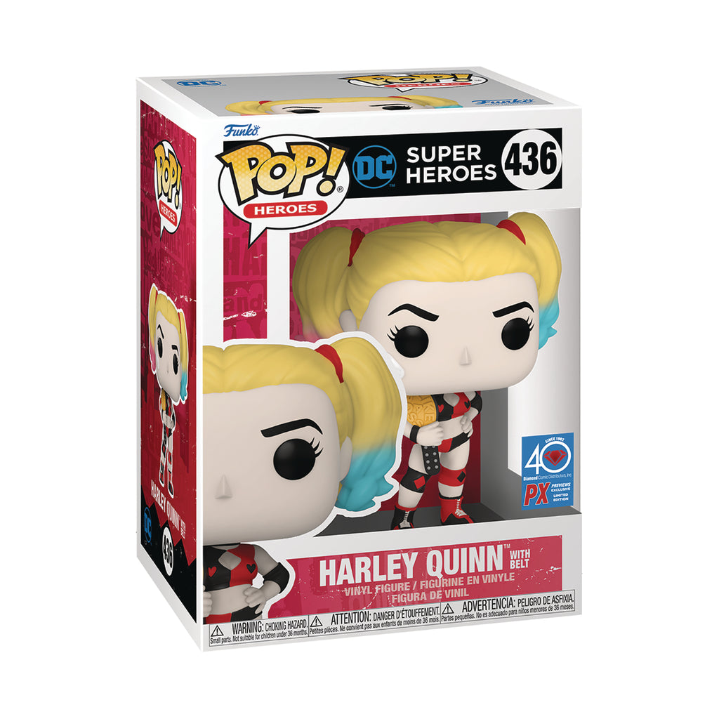 Funko Pop! DC Harley Quinn w/ Belt