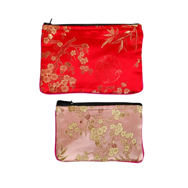 Brocade Zipper Pouch