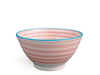 A classic blue and white pattern is refreshed with our new Sendan Colors line!  Microwave, dishwasher safe Made in Japan Ceramic Rice Bowl: 4.5" d x 2.5"h Medium Bowl: 5.75" d x 2.75"h Deep Bowl: 7.5" d x 4"h. Large Bowl: 7.75"d x 2.75" h. Plate: 9.75" d x 1.25"h Sushi Set: Plate - 8.25" x 5.25" x 1"h / Sauce dish - 3.75" diameter x 1.5"h / Chopsticks - 9" long