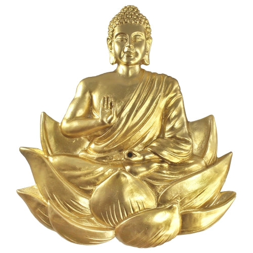 Golden Buddha Incense Holder