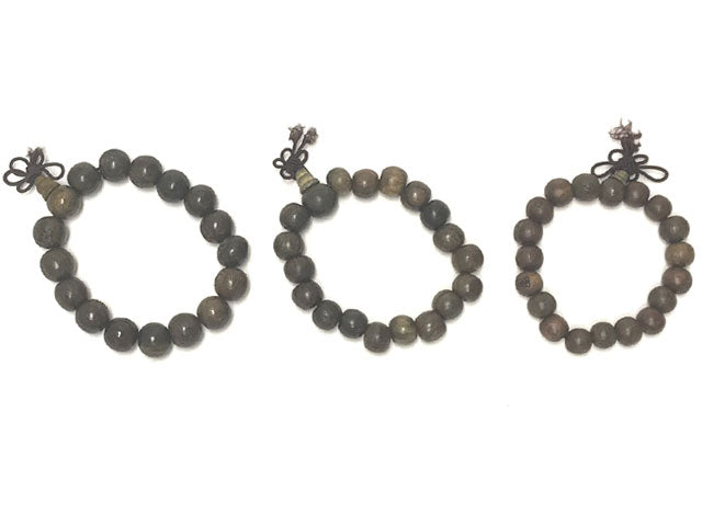 Wooden Beaded Bracelet - Tea Color