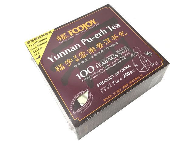 Foojoy Yunnan Bo Nay (Pu-Erh) Tea - Teabag