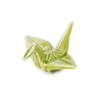 green crane design porcelain chopstick rest