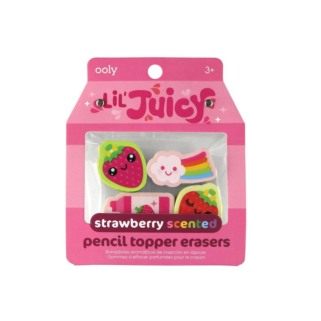 Lil' Juicy Scented Topper Eraser - Strawberry