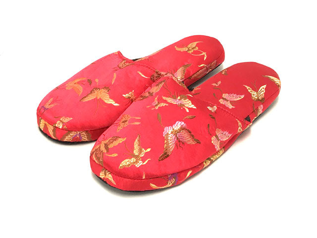 Brocade Comfy Slipper - Butterfly