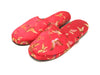 Brocade Comfy Slipper - Butterfly Red