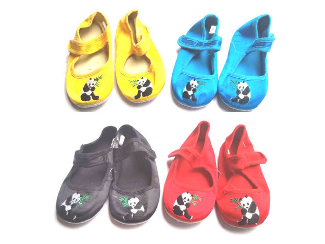 Panda Embroidered Children Shoes