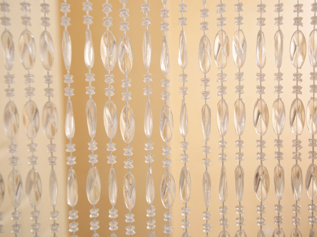Acrylic Beaded Curtain - Oval Beads